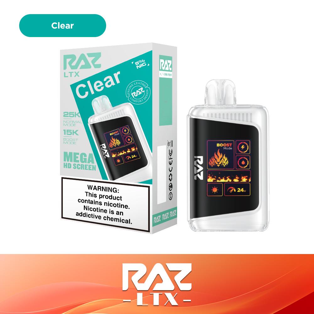 RAZ LTX 25000 Puffs 5pk - Texas Compliant / Made In Indonesia