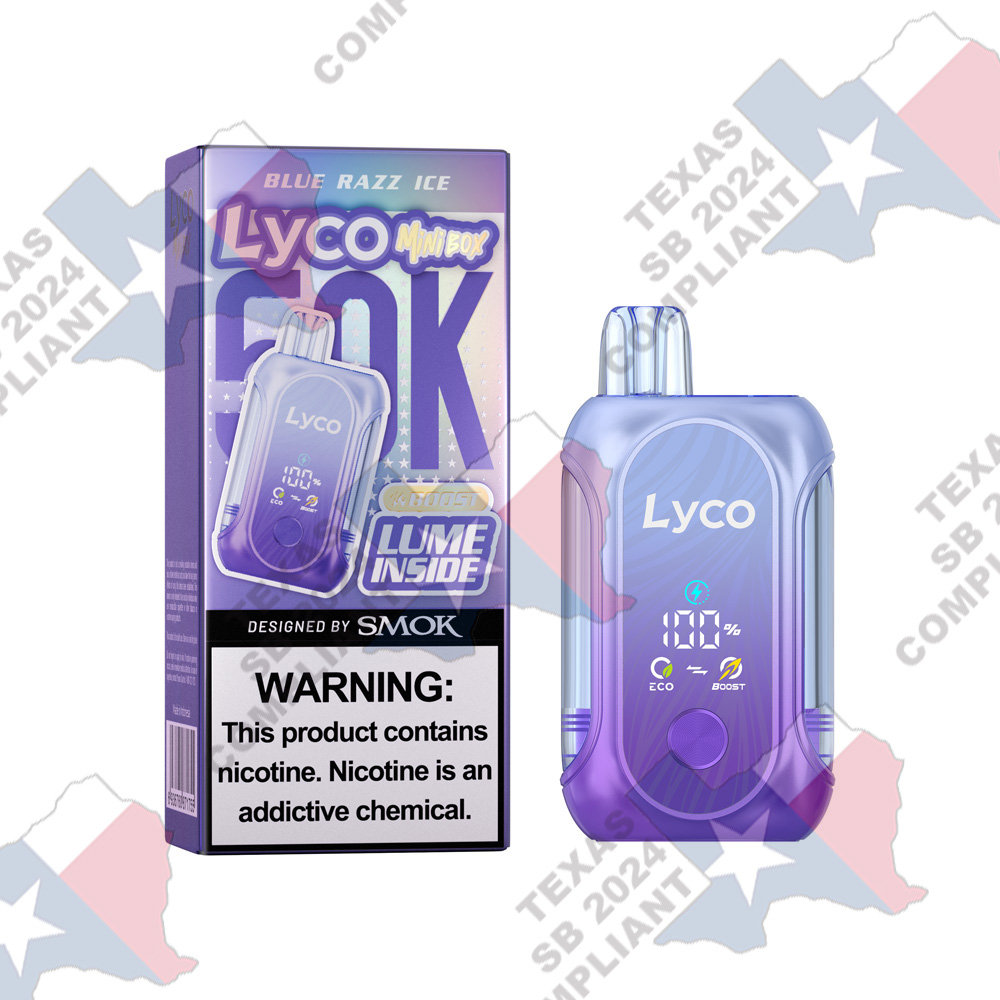 Lyco Mini Box 50,000 Puffs 5pk