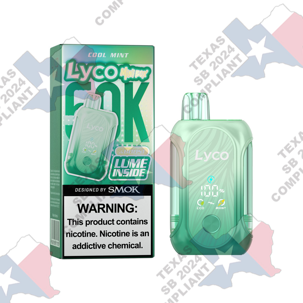 Lyco Mini Box 50,000 Puffs 5pk