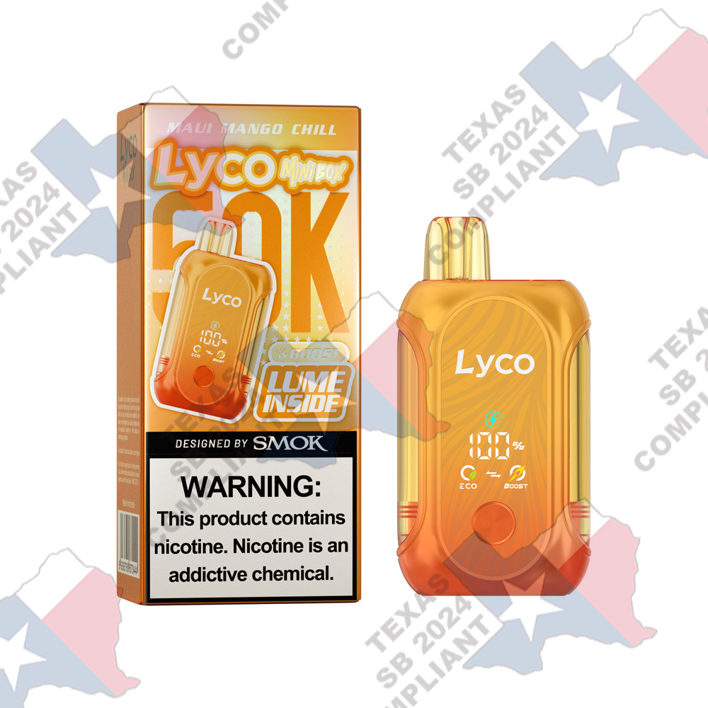 Lyco Mini Box 50,000 Puffs 5pk