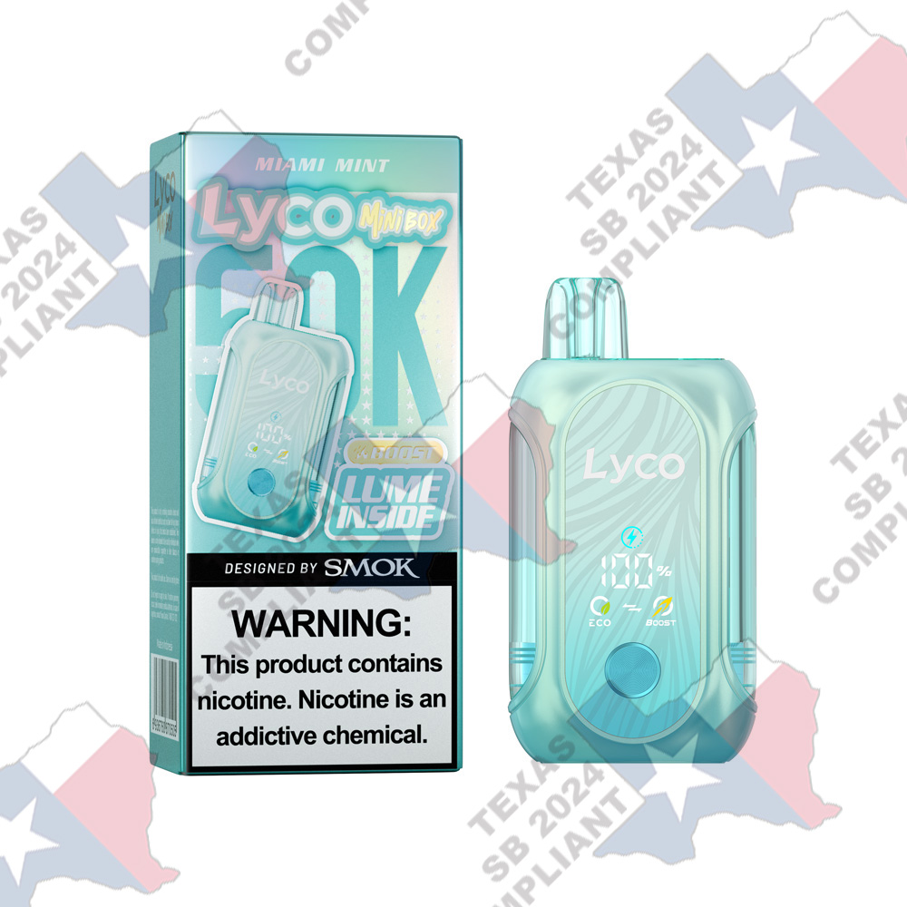 Lyco Mini Box 50,000 Puffs 5pk