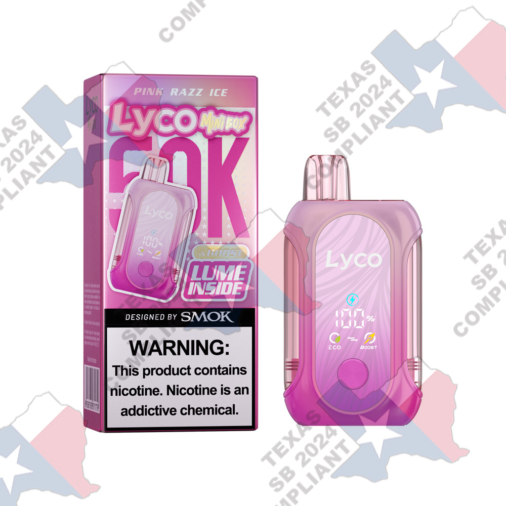 Lyco Mini Box 50,000 Puffs 5pk