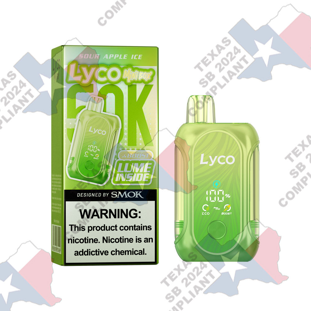 Lyco Mini Box 50,000 Puffs 5pk