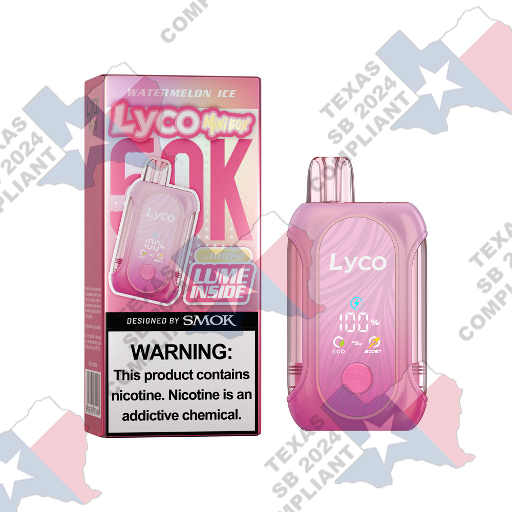 Lyco Mini Box 50,000 Puffs 5pk